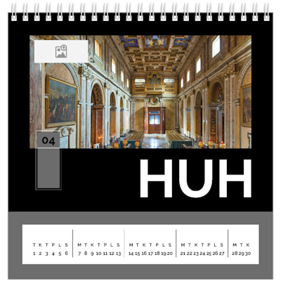 Esimerkki sivusta 4, Pöytäkalenterit omalla painatuksella, vaihtoehto 7