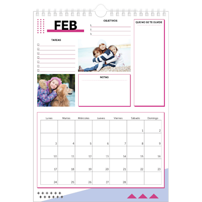 Ejemplo de página 2, Calendarios de pared personalizados, opción 19