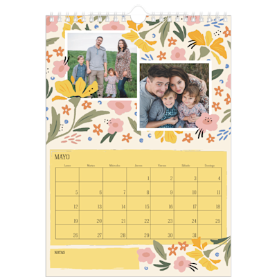 Ejemplo de página 5, Calendarios de pared personalizados, opción 4