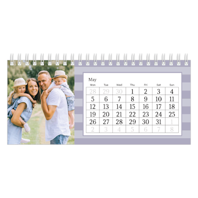 Example of page 5, Custom Desk Calendars, option 7