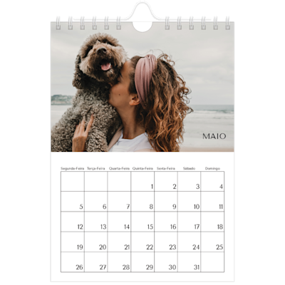 Exemplo de página 5, Calendários de parede, opção 7