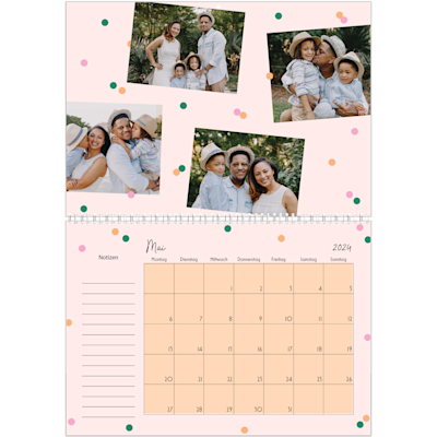 Beispiel für Seite 5, Wandkalender 2026, Option 4