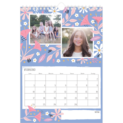 Ejemplo de página 2, Calendarios de pared personalizados, opción 4