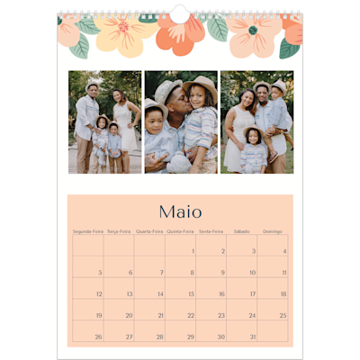 Exemplo de página 5, Calendários de parede, opção 8