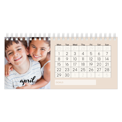 Example of page 4, Custom Desk Calendars, option 6