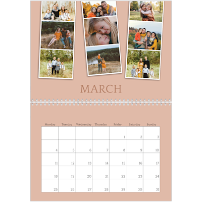 Example of page 3, Custom Wall Calendars, option 20