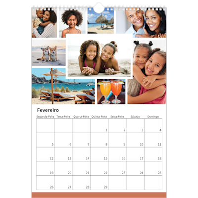 Exemplo de página 2, Calendários de parede, opção 21