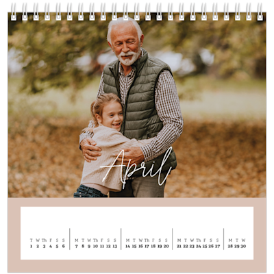 Example of page 4, Desk Calendars, option 21
