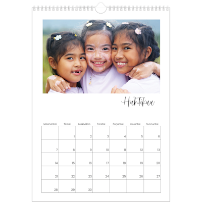 Esimerkki sivusta 4, Seinäkalenterit, vaihtoehto 2