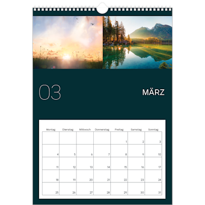 Beispiel für Seite 3, Wandkalender 2026, Option 11