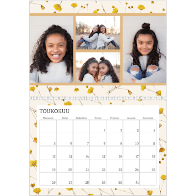 Esimerkki sivusta 5, Seinäkalenterit, vaihtoehto 17