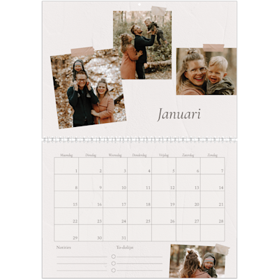 Voorbeeld van pagina 1, Wandkalenders 2026, optie 23