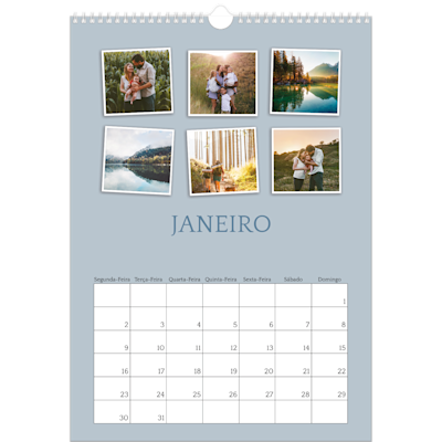 Exemplo de página 1, Calendários de parede, opção 19