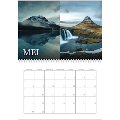 Voorbeeld van pagina 5, Wandkalenders 2026, optie 21