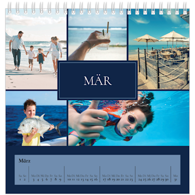 Beispiel für Seite 3, Tischkalender 2025, Option 2