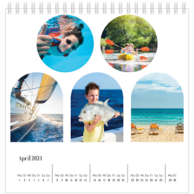 Beispiel für Seite 4, Tischkalender 2025, Option 18