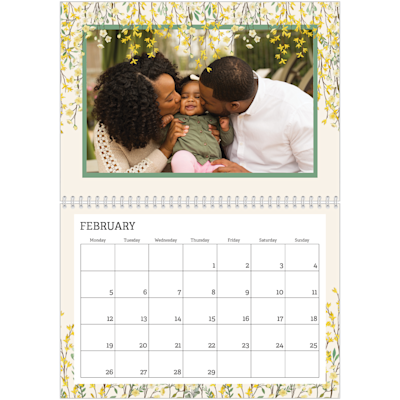 Example of page 2, Custom Wall Calendars, option 12