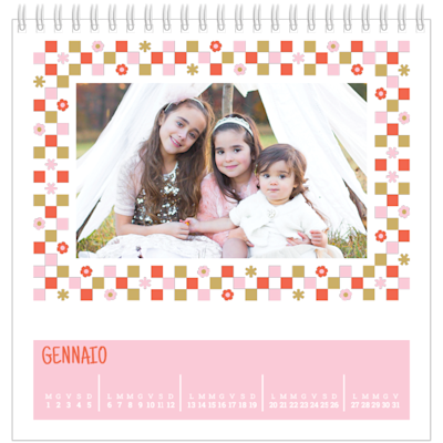 Esempio di pagina 1, Calendari da tavolo personalizzati, opzione 22
