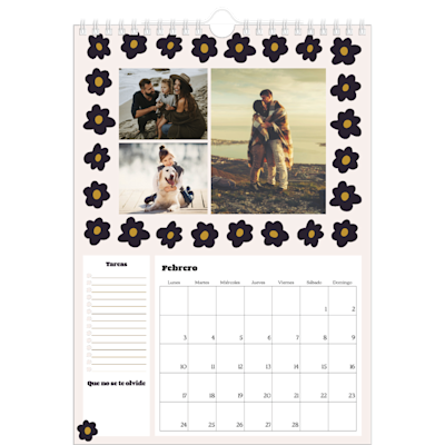 Ejemplo de página 2, Calendarios de pared personalizados, opción 18