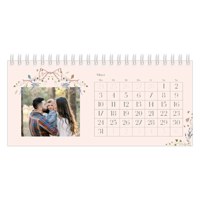 Beispiel für Seite 3, Tischkalender 2026, Option 24