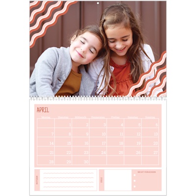 Beispiel für Seite 4, Wandkalender 2026, Option 22
