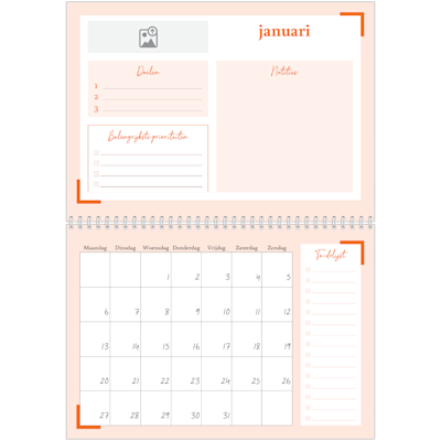 Voorbeeld van pagina 1, Fotoglans wandkalenders, optie 13