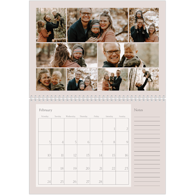 Example of page 2, Custom Wall Calendars, option 13