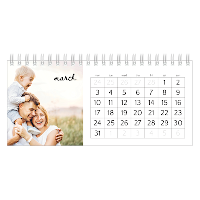 Example of page 3, Custom Desk Calendars, option 8