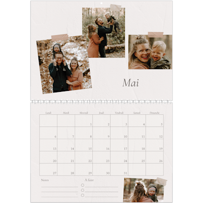 Exemple de page 5, Calendrier mural, option 23