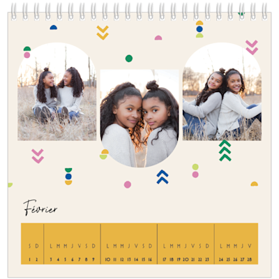 Exemple de page 2, Calendriers de bureau personnalisés, option 4