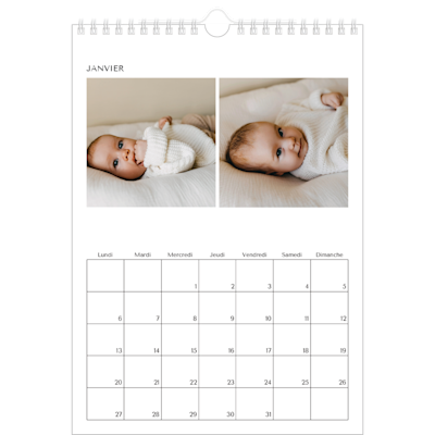 Exemple de page 1, Calendrier mural, option 23