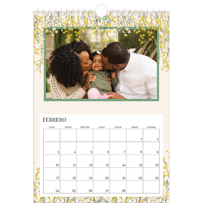 Ejemplo de página 2, Calendarios de pared personalizados, opción 8