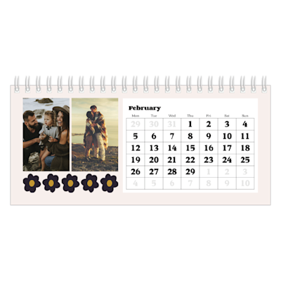 Example of page 2, Custom Desk Calendars, option 13
