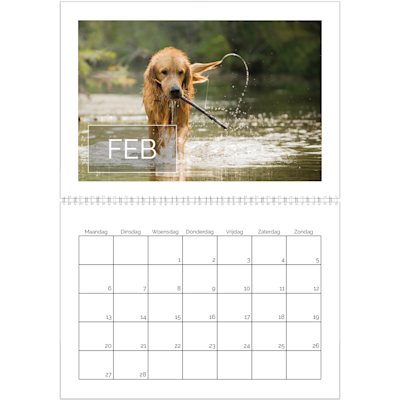 Voorbeeld van pagina 2, Wandkalenders 2026, optie 10