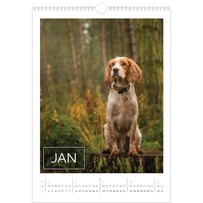 Beispiel für Seite 1, Wandkalender 2026, Option 18