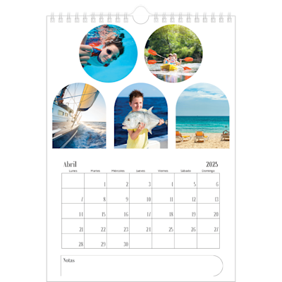 Ejemplo de página 4, Calendarios de pared personalizados, opción 21