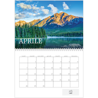 Esempio di pagina 4, Calendari da parete, opzione 3