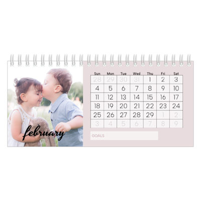 Example of page 2, Desk Calendars, option 10