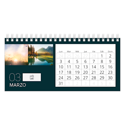 Ejemplo de página 3, Calendarios de escritorio personalizados, opción 8