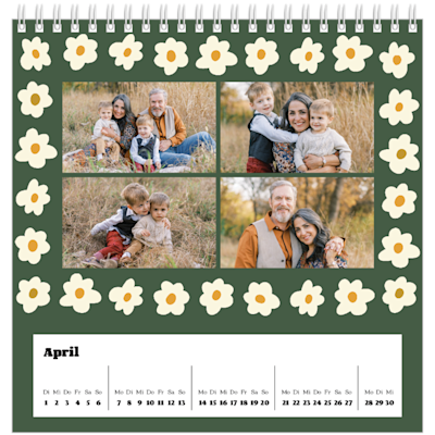 Beispiel für Seite 4, Tischkalender 2025, Option 16