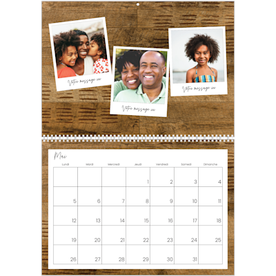 Exemple de page 5, Calendrier mural, option 7