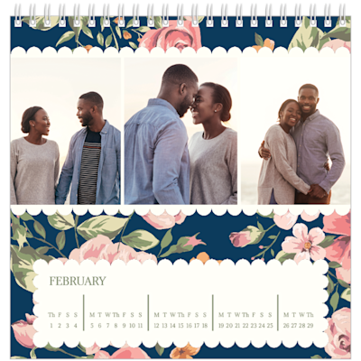 Example of page 2, Desk Calendars, option 11