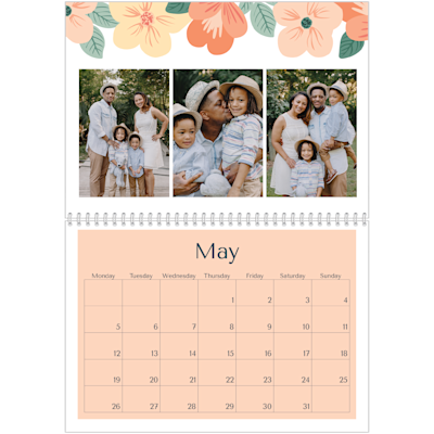 Example of page 5, Custom Wall Calendars, option 9