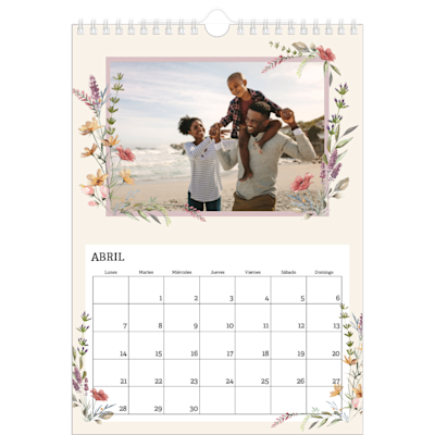 Ejemplo de página 4, Calendarios de pared personalizados, opción 8