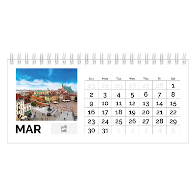 Example of page 3, Desk Calendars, option 7