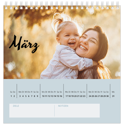 Beispiel für Seite 3, Tischkalender 2025, Option 10