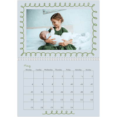 Example of page 5, Custom Wall Calendars, option 22