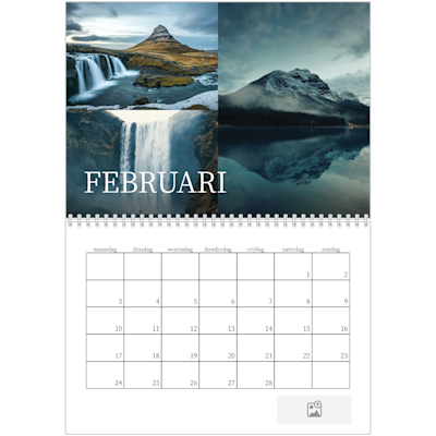 Voorbeeld van pagina 2, Fotoglans wandkalenders, optie 3