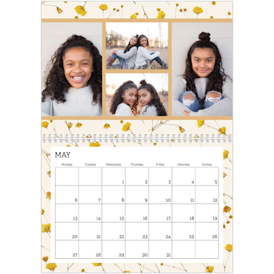 Example of page 5, Custom Wall Calendars, option 12