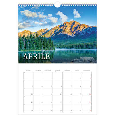 Esempio di pagina 4, Calendari da parete, opzione 18